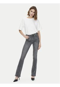 only - ONLY Jeansy Blush 15233721 Szary Flared Fit. Kolor: szary #7