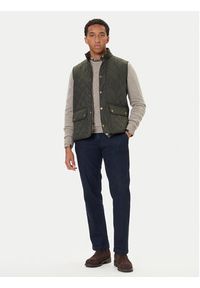Barbour Bezrękawnik MGI0245GN71 Zielony Regular Fit. Kolor: zielony. Materiał: syntetyk. Długość rękawa: bez rękawów