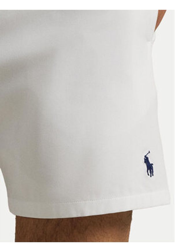 Polo Ralph Lauren Szorty kąpielowe 710957782014 Biały Classic Fit. Kolor: biały. Materiał: syntetyk