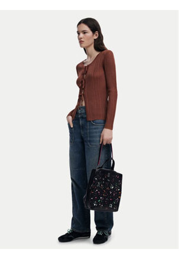 Desigual Plecak Blackwell Sumy 25SAKP25 Czarny. Kolor: czarny. Materiał: skóra