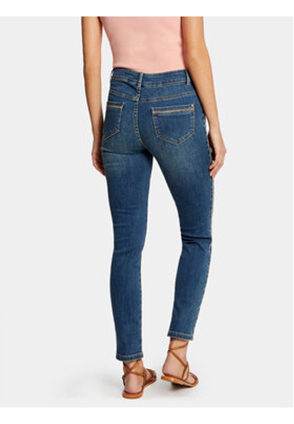 Morgan Jeansy 231-PCLEM Niebieski Slim Fit. Kolor: niebieski