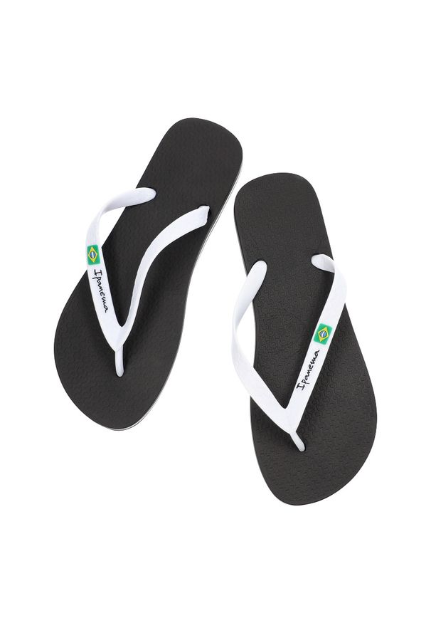 Czarne Japonki Ipanema Modne Obuwie Męskie. Okazja: na spacer, na plażę. Kolor: biały. Materiał: materiał, syntetyk. Sezon: lato. Styl: elegancki, klasyczny