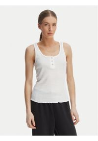 Triumph Top Mix & Match 10227215 Biały Regular Fit. Kolor: biały. Materiał: bawełna #1