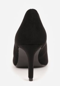 Born2be - Czarne Klasyczne Czółenka na Szpilce ze Skórzaną Wkładką z Noskiem w Szpic Mairina. Okazja: do pracy. Kolor: czarny. Materiał: skóra. Obcas: na szpilce. Styl: klasyczny #2
