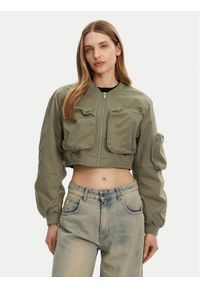 only - ONLY Kurtka bomber Saga 15336303 Zielony Regular Fit. Kolor: zielony. Materiał: syntetyk #1