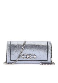 Guess Torebka Gilded Glamour (MY) Evening Bags HWMY87 77710 Srebrny. Kolor: srebrny. Materiał: skórzane. Styl: glamour #1