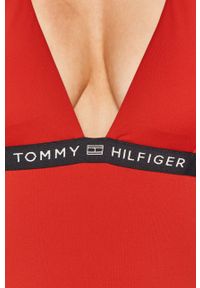 TOMMY HILFIGER - Tommy Hilfiger - Strój kąpielowy. Kolor: czerwony. Materiał: dzianina #2