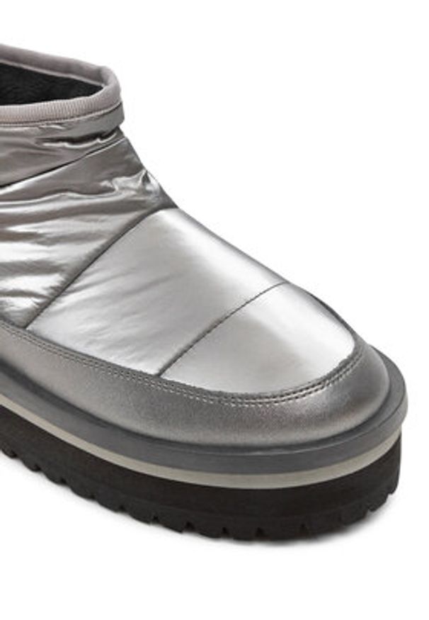 Tommy Jeans Śniegowce Tjw Nylon Flatform Boot Wl EN0EN02689 Srebrny. Kolor: srebrny. Materiał: materiał