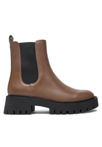 MICHAEL Michael Kors Sztyblety Asher 40F4ASFE5L Brązowy. Kolor: brązowy. Materiał: skóra #1