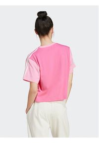 Adidas - adidas T-Shirt Essentials 3-Stripes IS1574 Różowy Loose Fit. Kolor: różowy. Materiał: bawełna #6