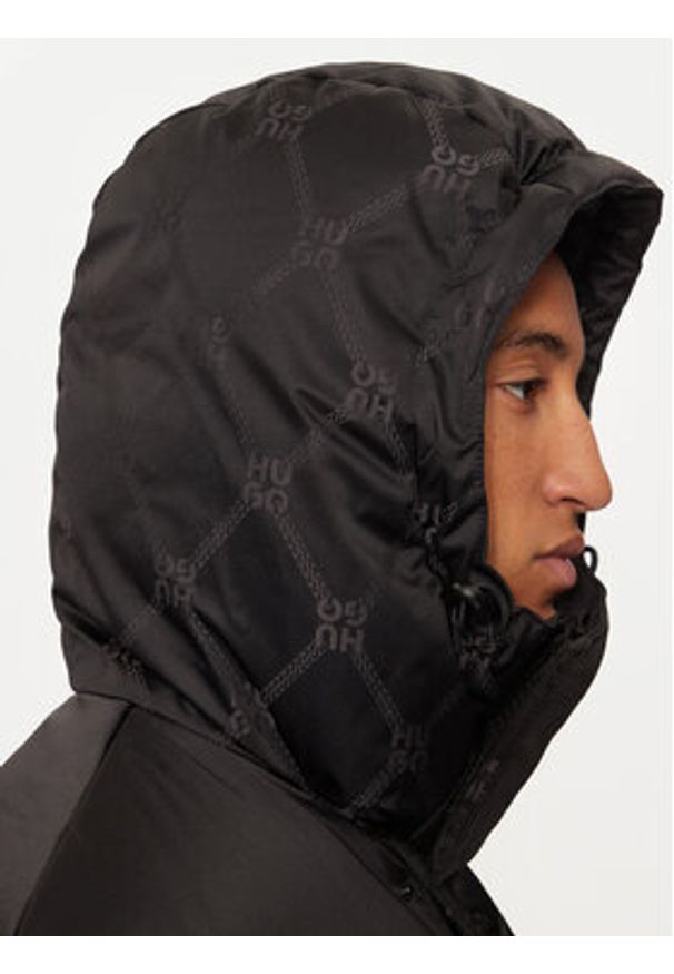 Hugo Kurtka puchowa Melmus2341 50524611 Czarny Regular Fit. Kolor: czarny. Materiał: syntetyk