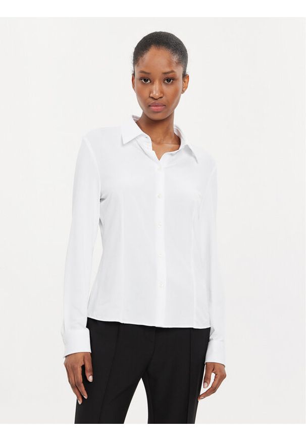 BOSS - Boss Koszula Boanna 50518181 Biały Extra Slim Fit. Kolor: biały. Materiał: syntetyk