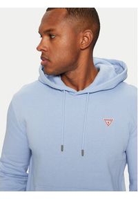 Guess Bluza M4YQ22 K9V31 Błękitny Regular Fit. Kolor: niebieski. Materiał: bawełna #4