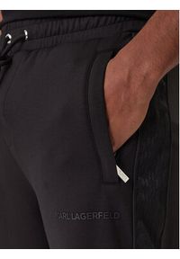 Karl Lagerfeld - KARL LAGERFELD Spodnie dresowe 705008 561902 Czarny Regular Fit. Kolor: czarny. Materiał: syntetyk #2