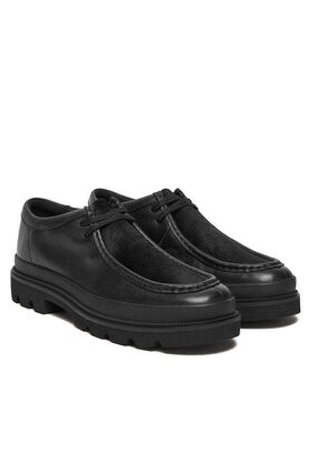 Clarks Półbuty Badell Seam 26183896 Czarny. Kolor: czarny. Materiał: skóra