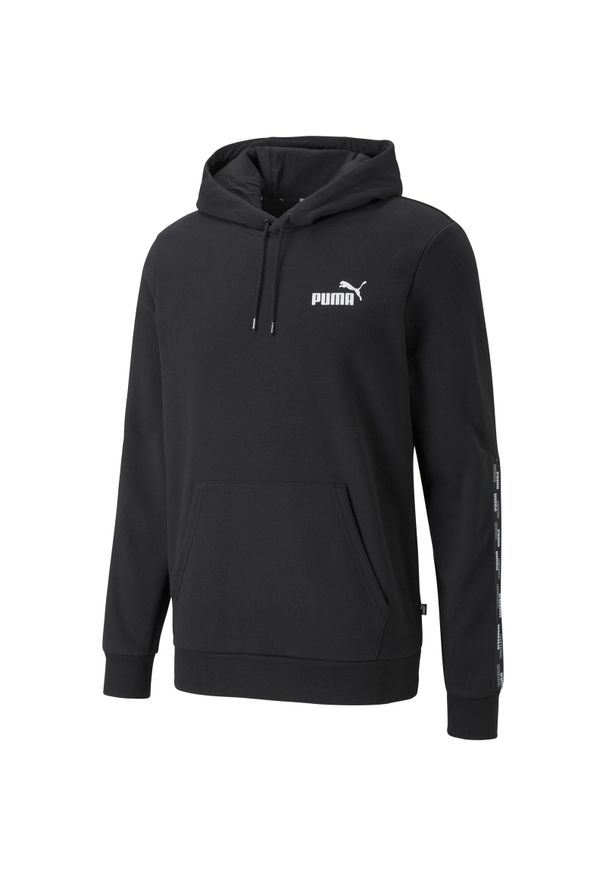 Bluza dresowa męska Puma POWER TAPE. Typ kołnierza: kaptur. Kolor: czarny. Materiał: dresówka. Sport: fitness