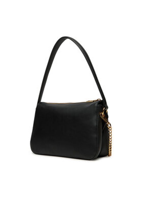 Love Moschino - LOVE MOSCHINO Torebka JC4328PP0LKN0000 Czarny. Kolor: czarny. Materiał: skórzane