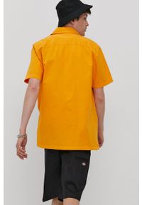 Dickies - Koszula bawełniana. Okazja: na co dzień. Kolor: żółty. Materiał: bawełna. Długość rękawa: krótki rękaw. Długość: krótkie. Wzór: gładki. Styl: casual #2