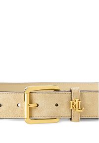 Lauren Ralph Lauren - LAUREN RALPH LAUREN Pasek 412980805003 Écru. Materiał: skóra #2