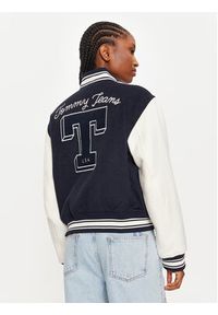 Tommy Jeans Kurtka bomber Letterman DW0DW18845 Granatowy Regular Fit. Kolor: niebieski. Materiał: syntetyk #4