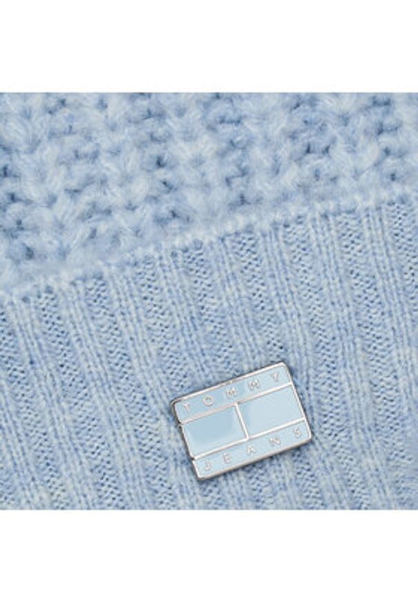 Tommy Jeans Czapka City Girl AW0AW15846 Błękitny. Kolor: niebieski. Materiał: materiał