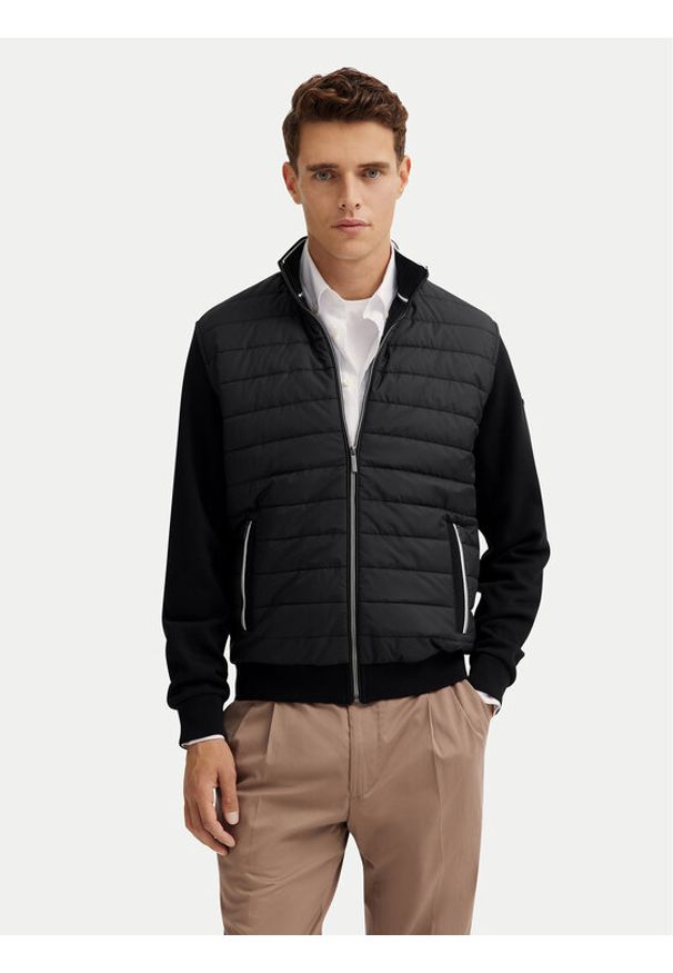 Bugatti Kurtka przejściowa 8750-95121 Czarny Regular Fit. Kolor: czarny. Materiał: bawełna