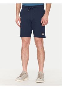 Blend Szorty sportowe 20718064 Granatowy Regular Fit. Kolor: niebieski. Materiał: bawełna. Styl: sportowy