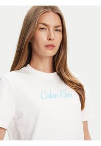 Calvin Klein Jeans T-Shirt Classic Logo LV047C854G Biały Regular Fit. Kolor: biały. Materiał: bawełna #4