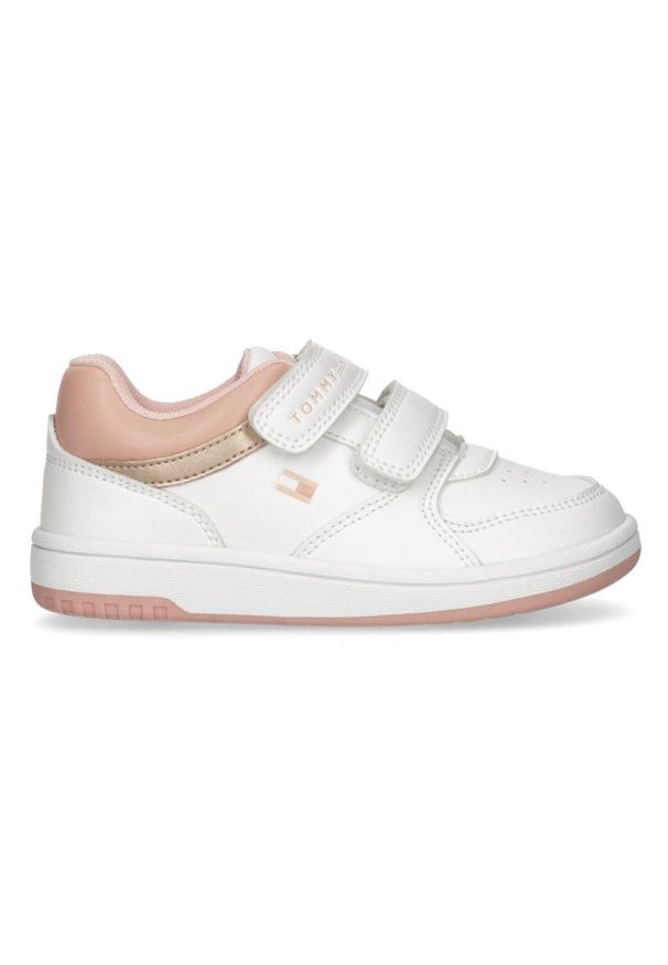 TOMMY HILFIGER - Sneakersy dla dzieci Tommy Hilfiger. Okazja: na co dzień. Kolor: różowy, wielokolorowy, biały