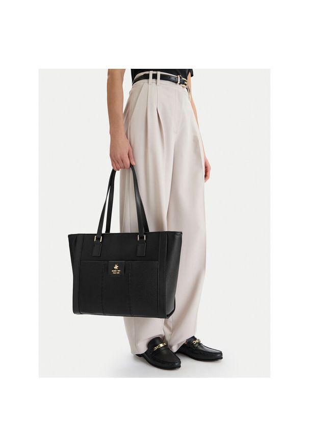 Torebka Beverly Hills Polo Club. Kolor: czarny