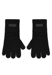Calvin Klein Rękawiczki LV14D8031G Czarny. Kolor: czarny. Materiał: wełna #1