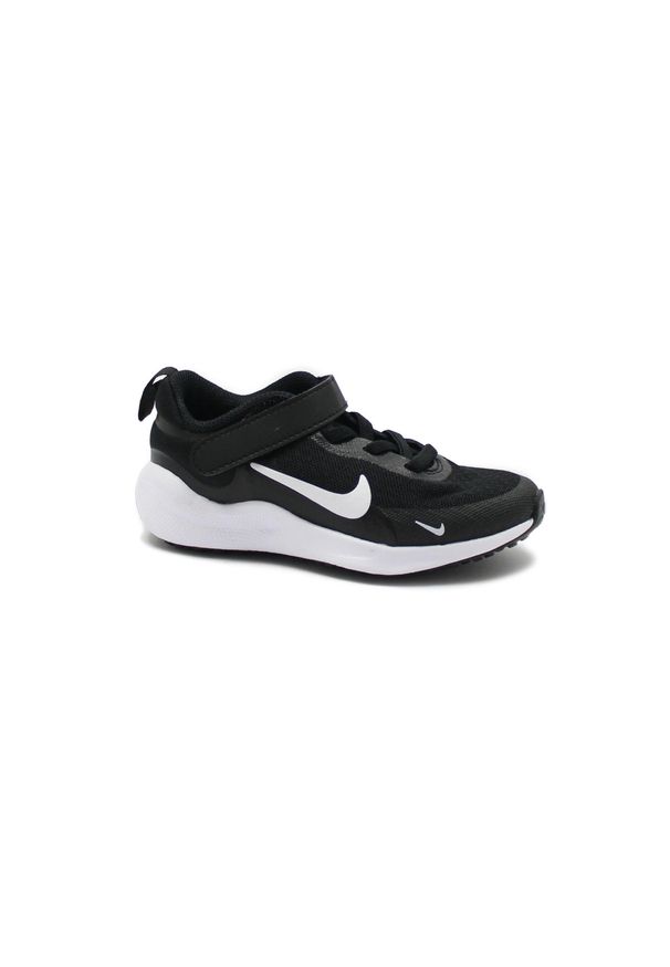 Buty do biegania dla dzieci Nike 003 Revolution 7 Psv. Zapięcie: rzepy. Kolor: czarny. Materiał: materiał, syntetyk, tkanina. Szerokość cholewki: normalna. Model: Nike Revolution