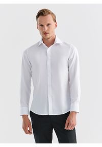 Pako Lorente - PAKO LORENTE – Koszula męska BODHI P000B-1X-508-B. Typ kołnierza: kołnierzyk włoski. Materiał: bawełna. Długość rękawa: długi rękaw. Długość: długie. Wzór: gładki. Styl: elegancki #1
