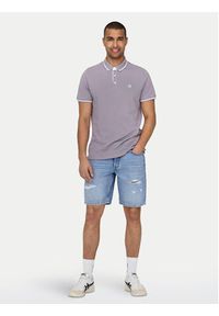 Only & Sons Szorty jeansowe Edge 22029647 Niebieski Straight Fit. Kolor: niebieski. Materiał: bawełna #5
