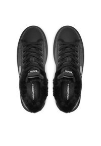Karl Lagerfeld - KARL LAGERFELD Sneakersy KL52531L Czarny. Kolor: czarny. Materiał: skóra #4