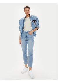 Tommy Jeans Jeansy DW0DW19247 Niebieski Mom Fit. Kolor: niebieski