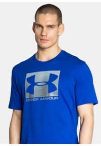 Koszulka Under Armour Boxed Sportstyle (1329581-400). Kolor: niebieski. Materiał: poliester, materiał, bawełna. Sport: fitness #3
