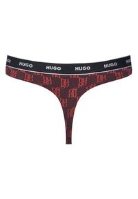 Hugo - HUGO Komplet stringów 50545703 Kolorowy. Materiał: bawełna. Wzór: kolorowy #4