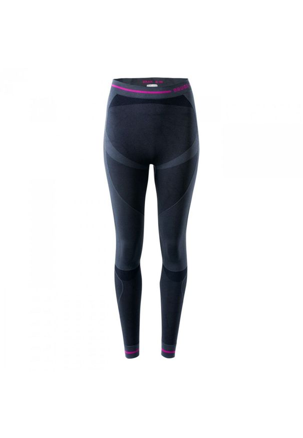 Getry termoaktywne Brugi Seamless 2RAR-NCP NERO GRIGIO FUXIA, damskie, Rozmiar S/M. Materiał: dzianina, elastan, poliamid, materiał, skóra. Sezon: zima, jesień. Sport: snowboard, narciarstwo