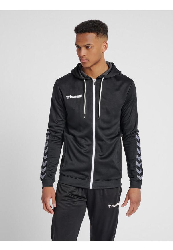 Bluza fitness męska Hummel zip hml AUTHENTIC Poly. Kolor: biały, wielokolorowy, czarny. Sport: fitness