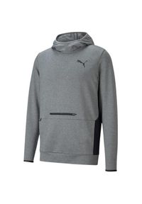 Puma - Męska Bluza Z Kapturem Rtg. Typ kołnierza: kaptur. Kolor: szary