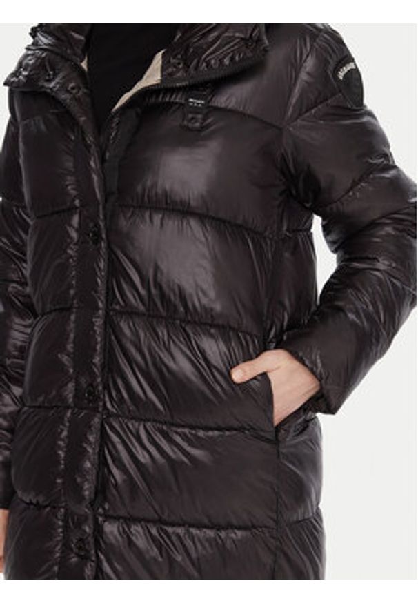 Blauer Kurtka zimowa 25WBLDK02073 Czarny Regular Fit. Kolor: czarny. Materiał: syntetyk. Sezon: zima