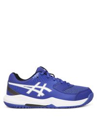 Asics Buty do tenisa Gel-Dedicate 8 Gs 1044A077 Granatowy. Kolor: niebieski. Materiał: skóra. Sport: tenis #1