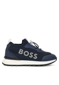 Sneakersy BOSS. Kolor: niebieski
