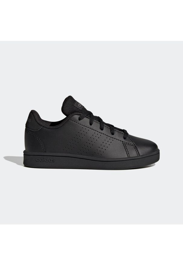 Buty Dziecko Adidas Advantage czarny. Okazja: na co dzień. Kolor: czarny, szary, wielokolorowy. Model: Adidas Advantage. Sport: turystyka piesza