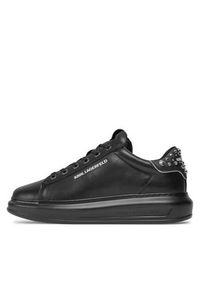 Karl Lagerfeld - KARL LAGERFELD Sneakersy KL52576 Czarny. Kolor: czarny. Materiał: skóra