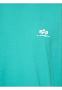 Alpha Industries T-Shirt Basic T Small 188505 Zielony Regular Fit. Kolor: zielony. Materiał: bawełna #2