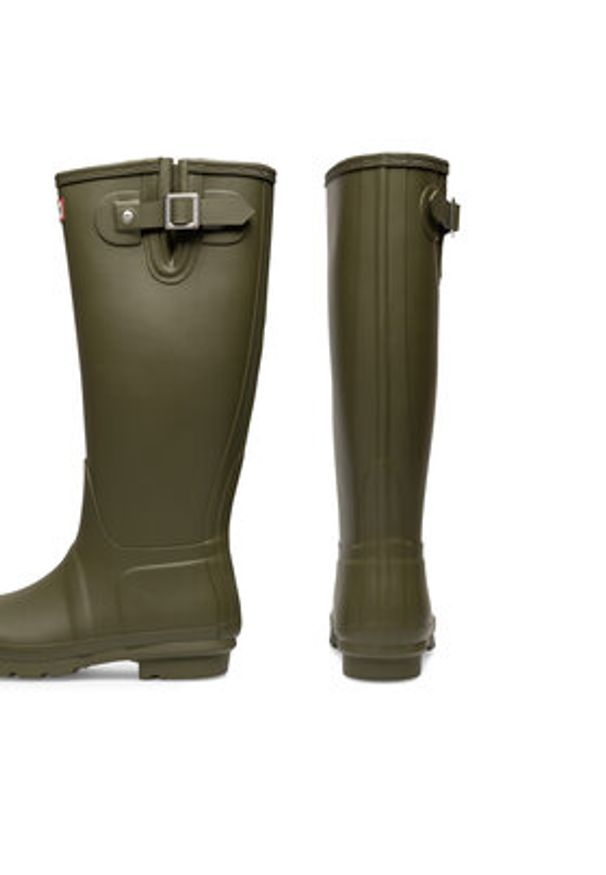 Hunter Kalosze HFW-004 Khaki. Kolor: brązowy. Materiał: kauczuk