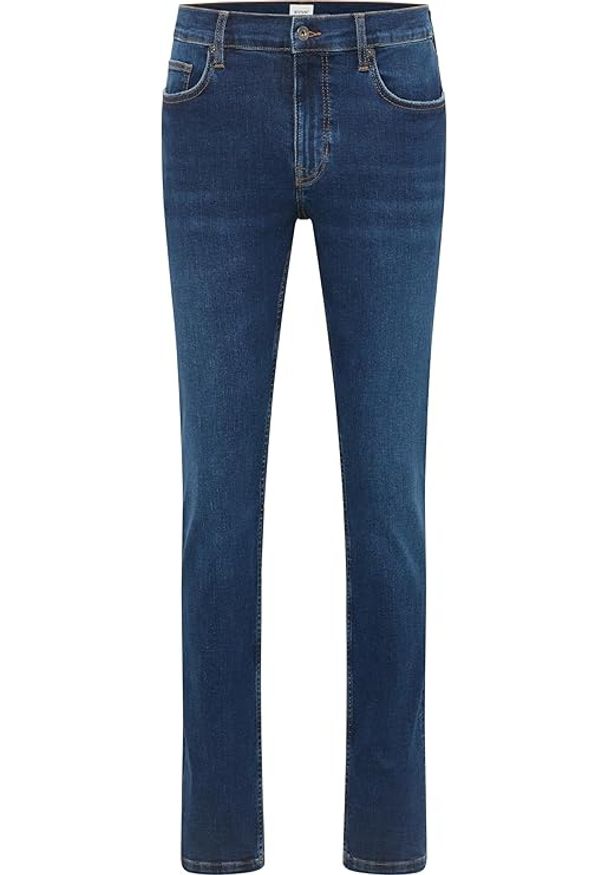 Mustang - Męskie Spodnie Jeansowe MUSTANG Frisco Skinny Denim Blue 1014855 5000 884