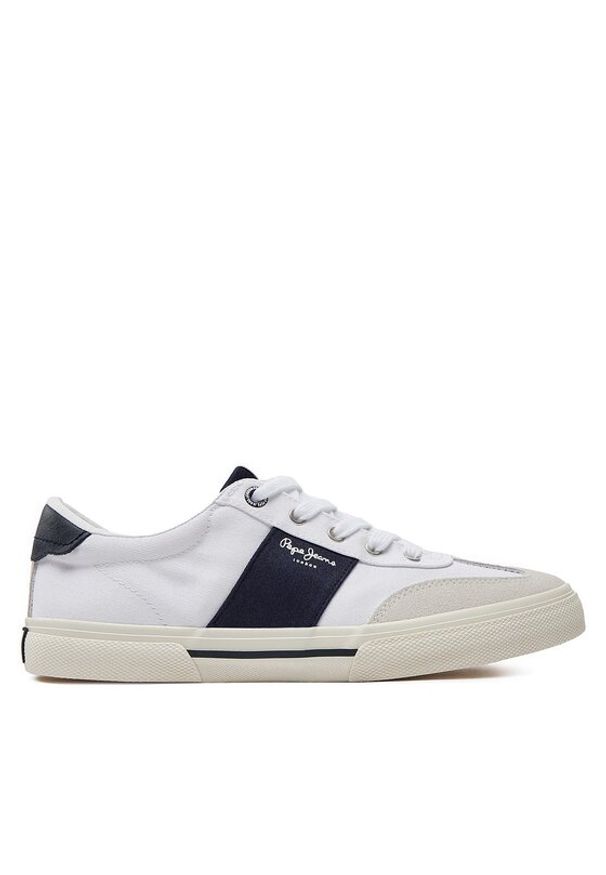 Pepe Jeans Sneakersy Kenton Strap M PMS31042 Biały. Kolor: biały. Materiał: materiał
